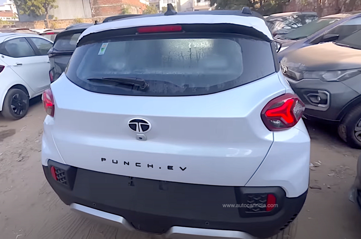 Tata Punch EV rear Tata Punch EV rear